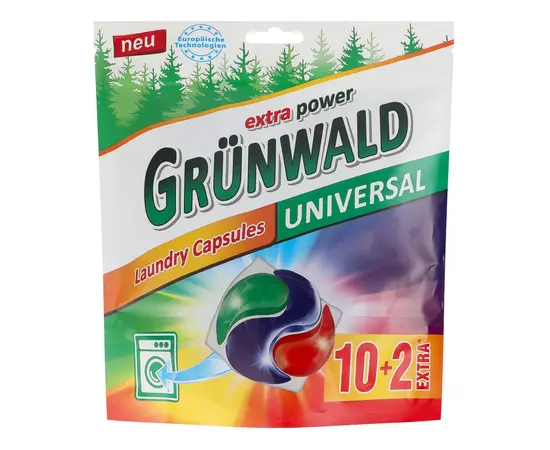 ტანსაცმლის სარეცხი კაფსულები Grunwald  12 ც