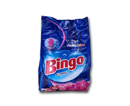 სარეცხი ფხვნილი BINGO Automat White&Color shining 2 in 1 1.35 კგ