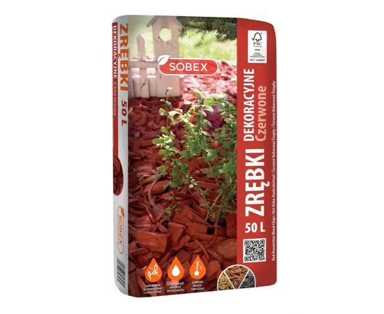 მულჩა Sobex Kora 50 ლ წითელი