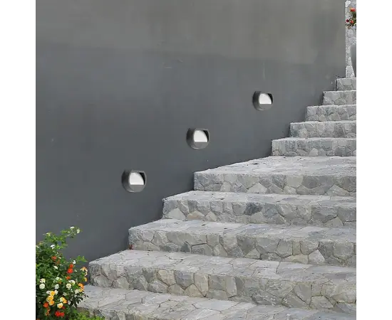 Wall lamp Rabalux Narmada 0.5W 4000K 13Lm IP44 77004 Solar black white