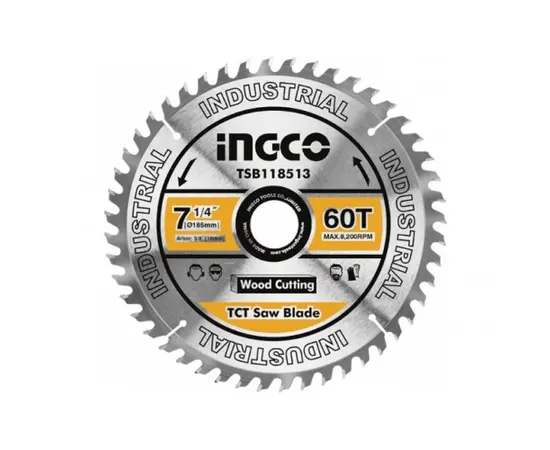 Saw blade Ingco TSB118513 185 mm