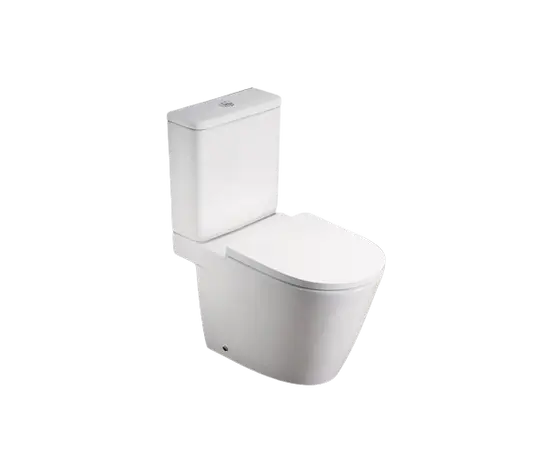 Toilet floor-standing Pate 2981XC two-piece Glossy white P-TRAP