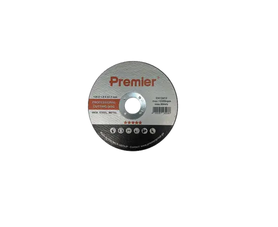 ლითონის საჭრელი დისკო Premier  125 x 1.6 x 22 მმ.