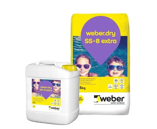 Waterproofing external Weber Dry SS-8 Extra 10+25 kg
