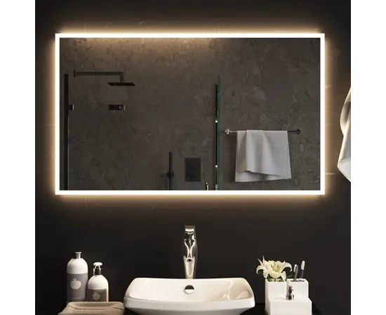 სარკე განათებით ანტიორთქლით Ensli 14088 SQUARE-D-LED 24W