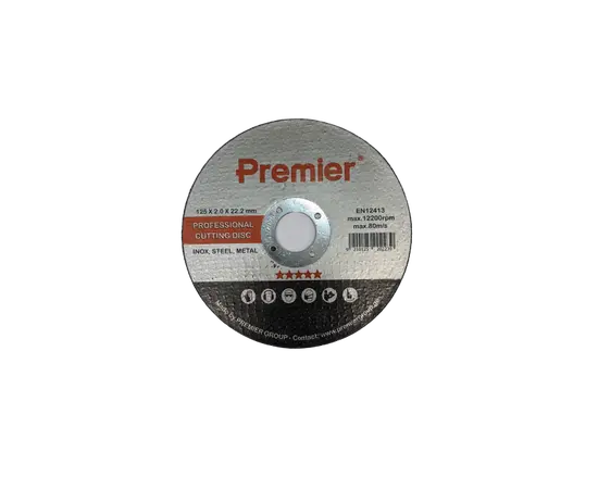Диск отрезной по металу   Premier 125 x 2.0 x 22 мм.