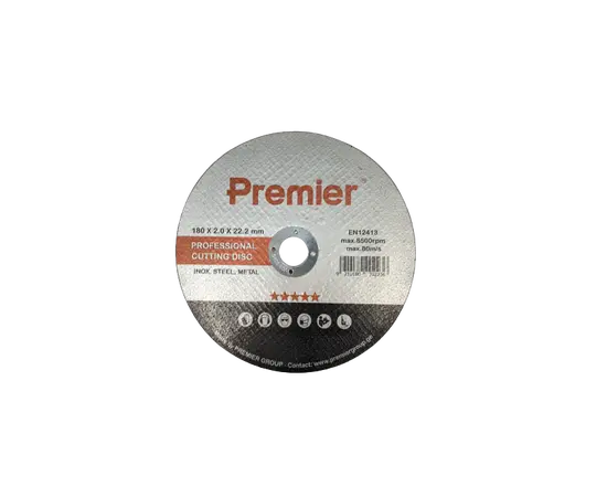 Диск отрезной по металу  Premier 180 x 2.0 x 22 мм.