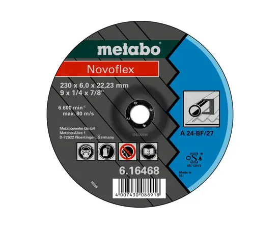 Grinding wheel Metabo NOVOFLEX SF 27 230x6x22.23 mm (616468000)
