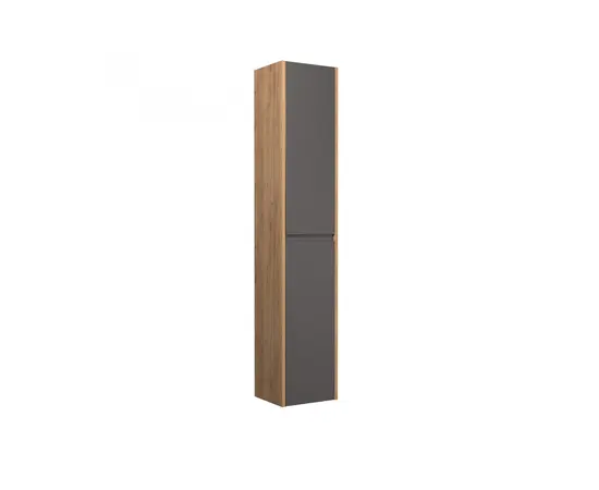 აბაზანის კარადა პენალი OLIVE P-33-U Wood/Grey 33x175 სმ