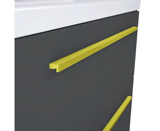 Cabinet handles Elita Kwadro Plus 80 gold 2 pcs