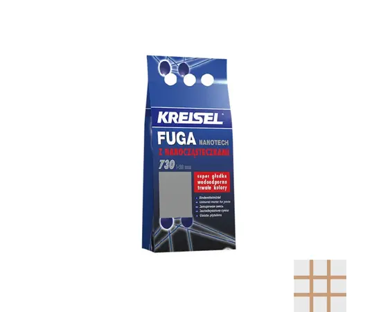 Затирка Kreisel Fuga Nanotech 730 12A бежевая 5 кг