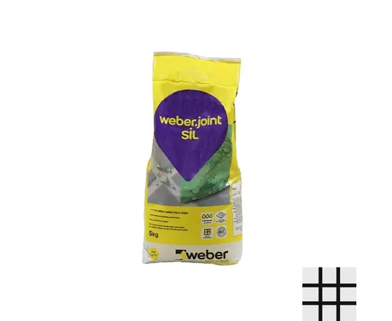 Затирка для швов Weber.joint SIL 5 кг 413 черная