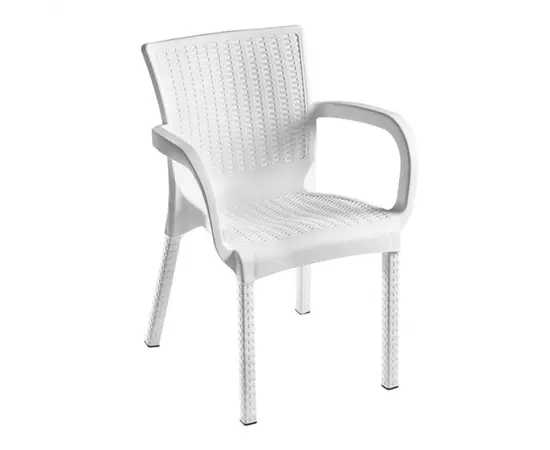 Armchair ORKIDE RATTAN White
