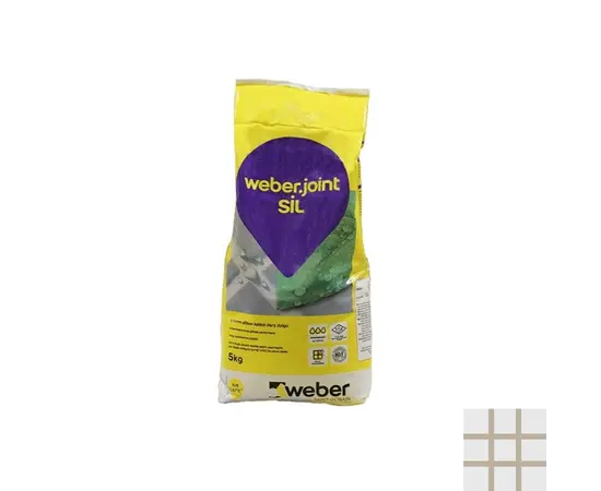 Затирка для швов Weber.joint SIL 5 кг 439 серая