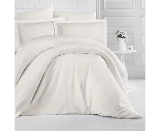 Bed linen set white 160x220 cm