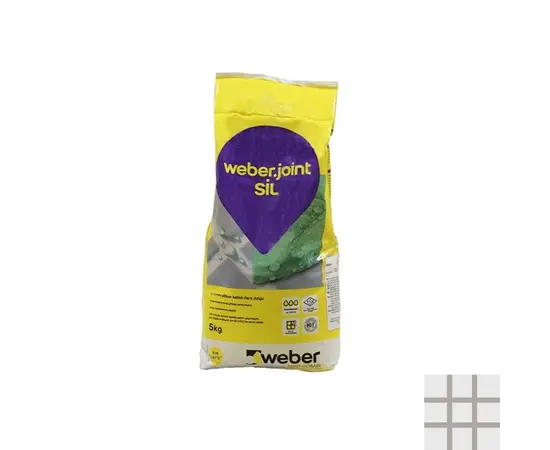 Затирка для швов Weber.joint SIL 5 кг 434 темно серая