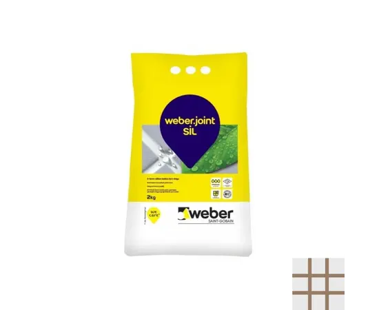 Затирка для швов Weber.joint SIL 2 кг 412 венге