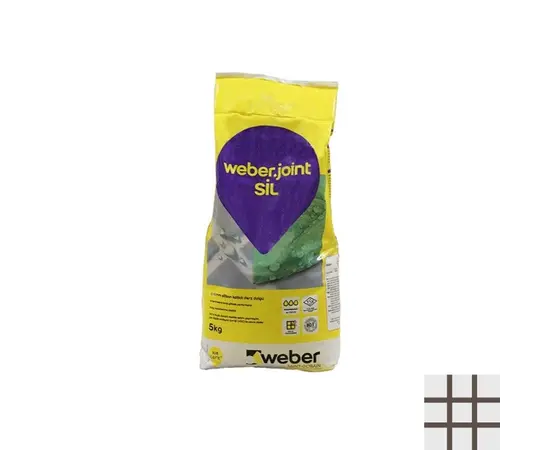 Затирка для швов Weber.joint SIL 5 кг 433 темно коричневая