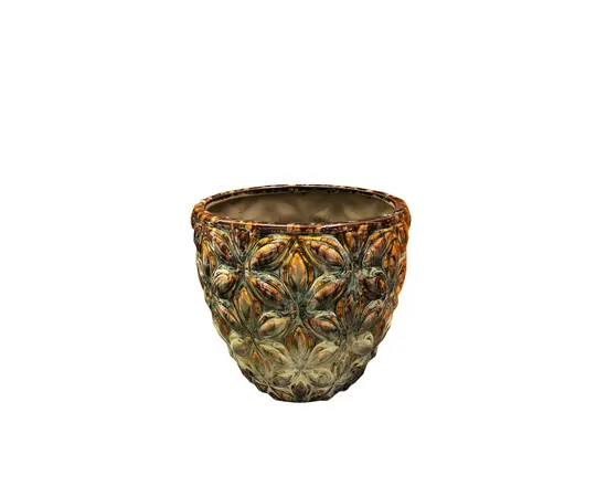 ქოთანი კერამიკული Mega Collections Vida Egg Pot Brown D8H7.5