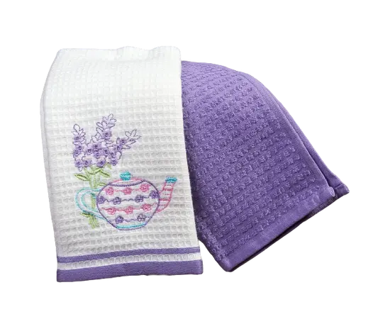 Tea towel Arya 2pcs purple 40X60