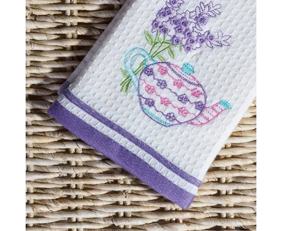 Tea towel Arya 2pcs purple 40X60
