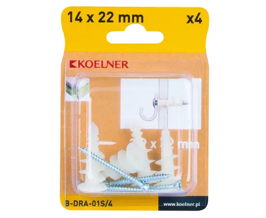 დიუბელი Koelner 4 pcs B-DRA-01S/4