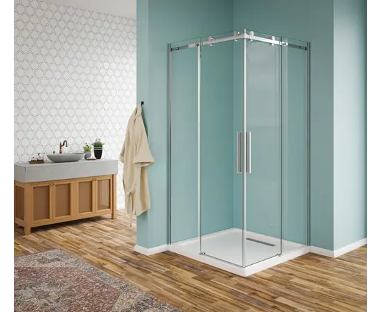 Shower corner Blackline Impera-Imp01 90x90x190 cm 6 mm