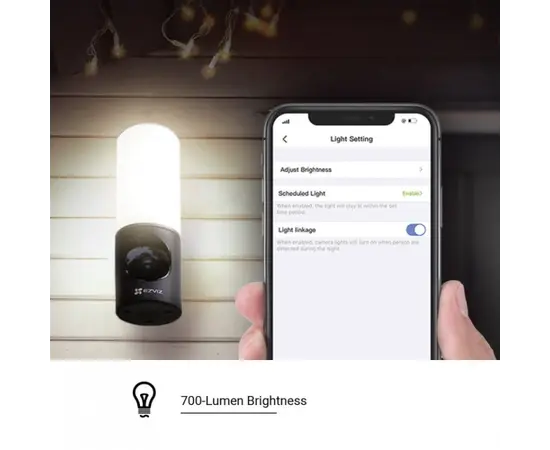 Camera DPM 4MP LED lamp IP65 Wi-Fi EZVIZ LC3