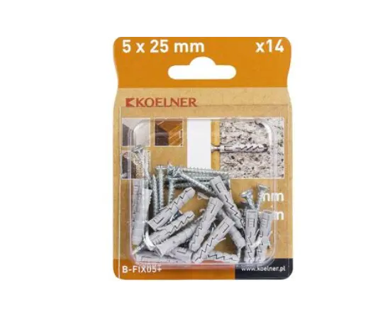 Дюбель Koelner 14 pcs B-FIX05+