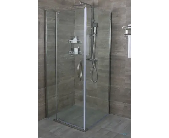საშხაპე კუთხე Alex Baitler AB214-90 90x90x200cm გამჭირვალე