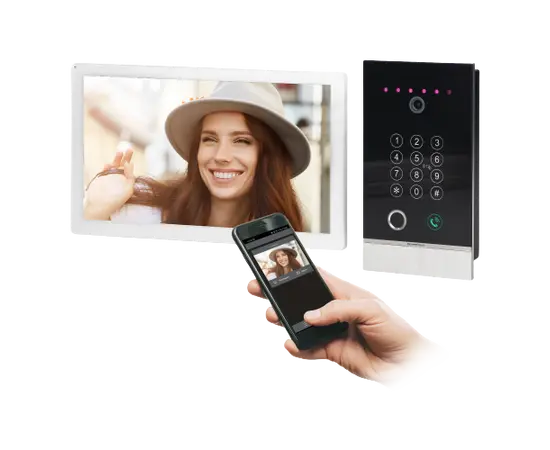 Video intercom ORNO 10 GUARDO touch white
