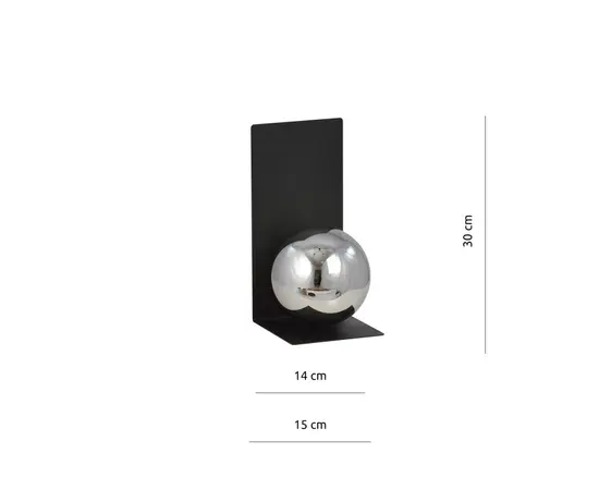 Бра EMIBIG FORM 6 E14 1x MAX 60W черный