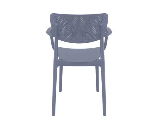 Armchair gray Loft 82x53x54 cm