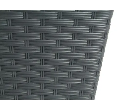 Горшок пластиковы для цветов FORM PLASTIC Rattana square 3860-014 Ø30 антрацит