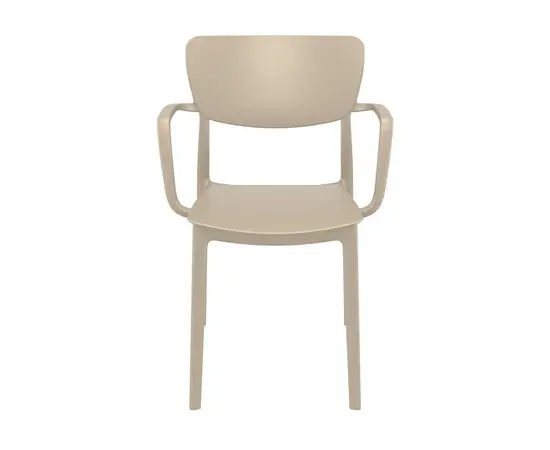 Armchair gray-brown Lisa 82x53x54 cm