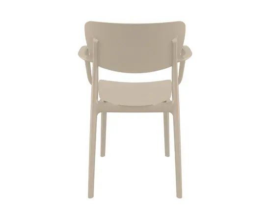 Armchair gray-brown Lisa 82x53x54 cm