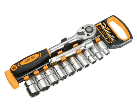 Set of a ratchet with interchangeable heads Tolsen 1103-15152 1/2″ 12 pcs