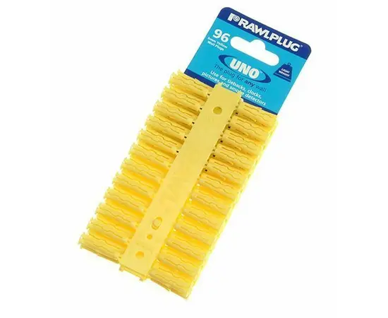 დიუბელი უნივერსალური Clips RawlPlug 96 ც Yellow 5 მმ SINGLES R-U1-YEL-96-C