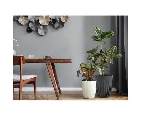 Горшок цветочный Lamela MIRA 390 recycled planter - cream
