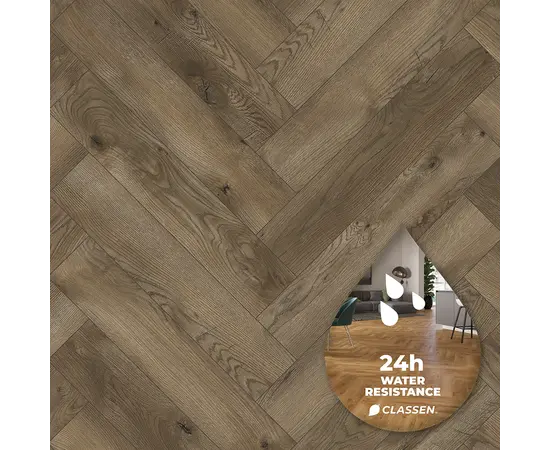 ლამინატი Classen Ville HB მუხა Burriana AC4/32 643x131x8 4V