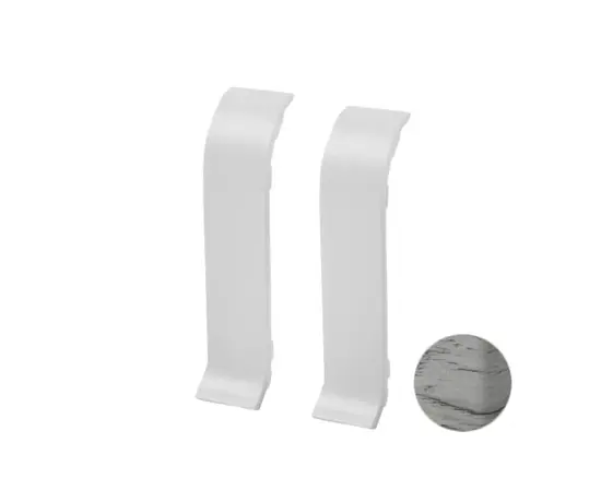 Connector for plinth VOX PVC Esquero E-631 oak grey 2 pc.