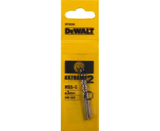 Drill for metal DeWalt DT5038 3x33/61 mm 2 pcs