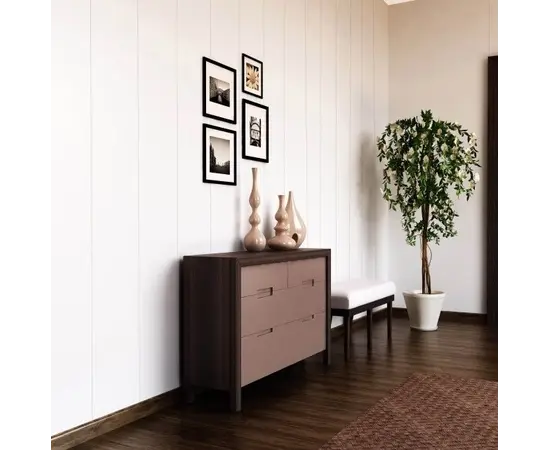 პანელი PVC VOX Profile Vilo D Ecoline White 25x265 сm