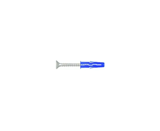 Дюбель универсальный Blue Koelner 8 мм c шурупом 5,0x60 мм 100 шт -08+560