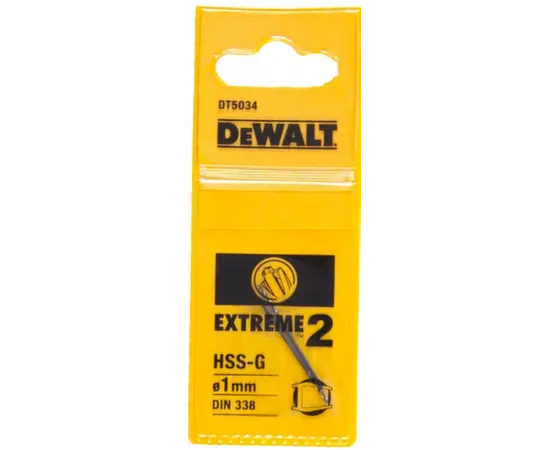 Drill for metal DeWalt DT5034 1x12/34 mm 2 pcs