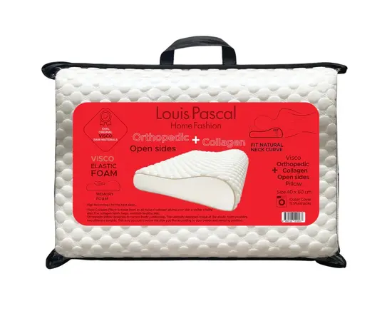 ორთოპედიული ბალიში Louis Pascal Visco Elastic Foam 40x60სმ