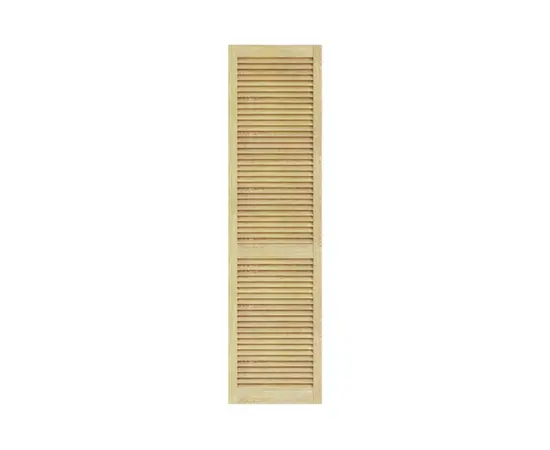 Двери жалюзийные деревянные Сосна Woodtechnic 2422х494 мм