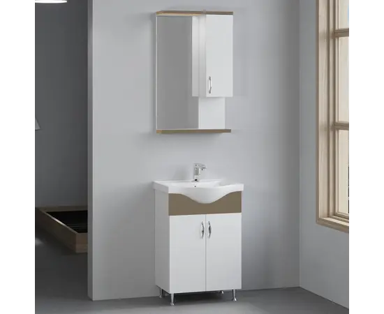 კარადა სარკით Denko Trend 55 Ash Grey