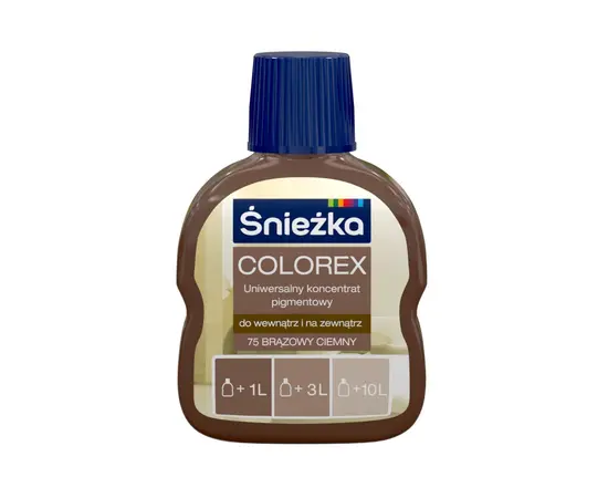 Universal pigment concentrate Sniezka Colorex 100 ml dark brown N75