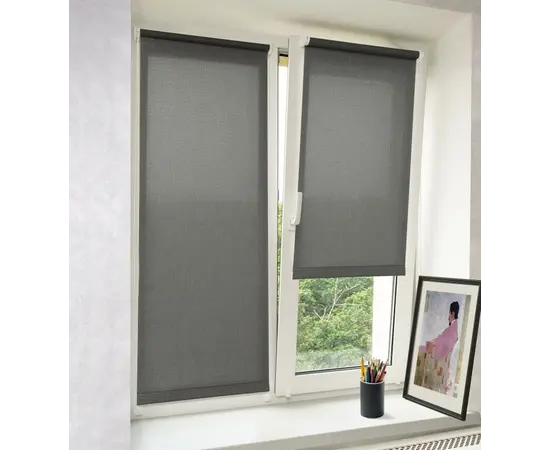 შტორი Delfa Aura SRSH-01M-2721 66(62)/170 სმ ნაცრისფერი